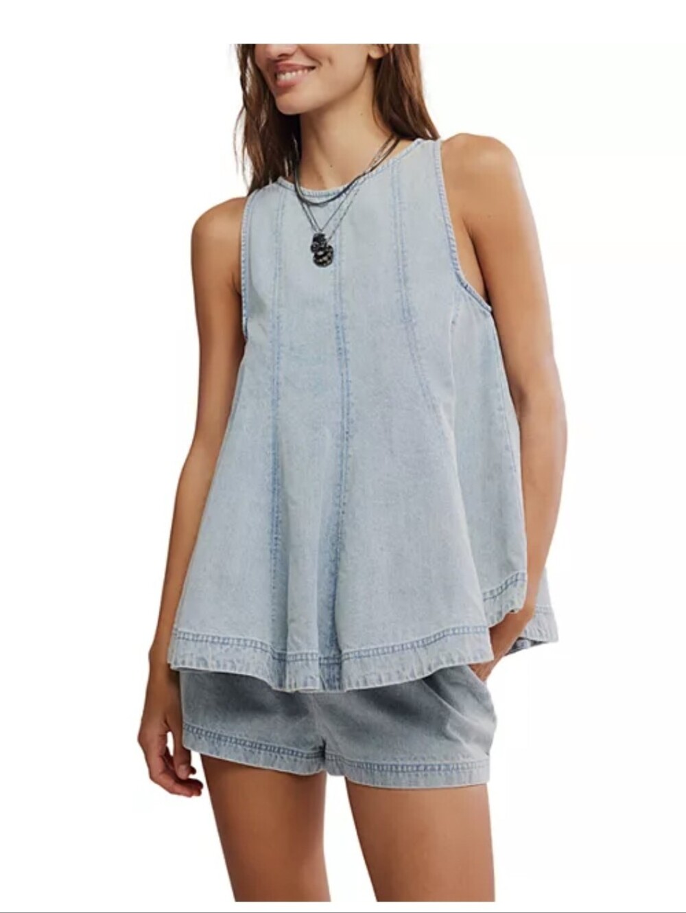 Free People Cassius Denim Set